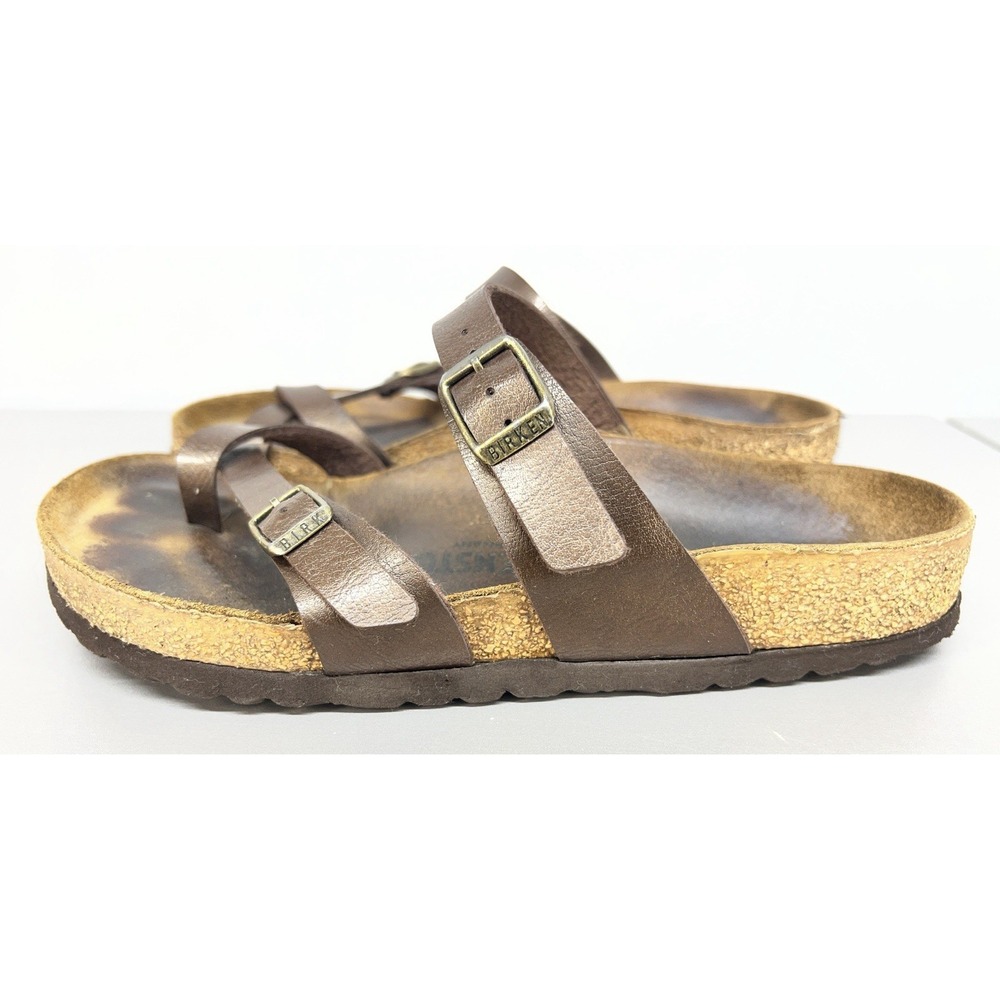 Birkenstock Womens Mayari Birko-Flor Thong Sandals Black Size 38 Regular - Picture 5 of 10
